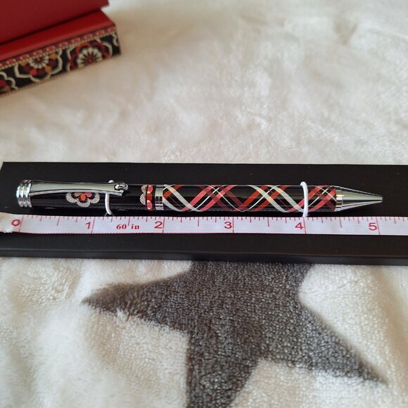 Retired Vera Bradley Pirouette Ball Point Pen Black Ink Twist Refillable‎ READ - Picture 7 of 10